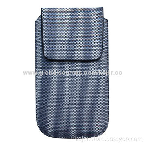 Cellphone Pouches for iPhone 6, 5S, Made of PU Leather, Retractable Pull-tab, OEM Orders Welcomed